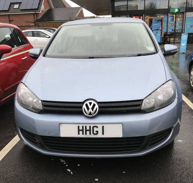 UK Number Plate HHG 1
