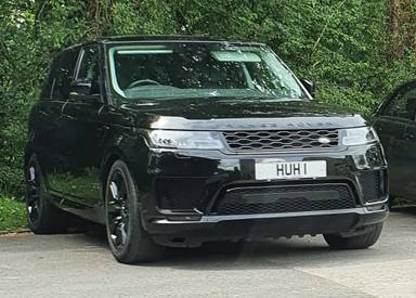 UK Number Plate HUH 1