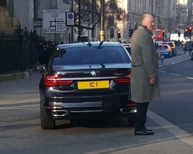 UK Number Plate IC 1