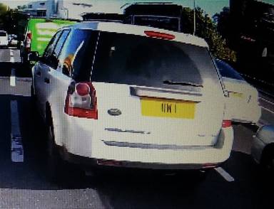 UK Number Plate IIW 1