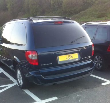 UK Number Plate J 66