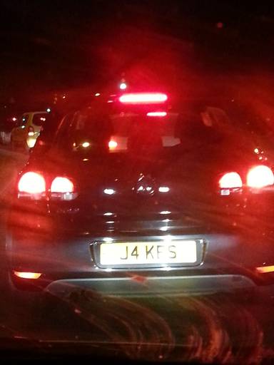 UK Number Plate J4 KES