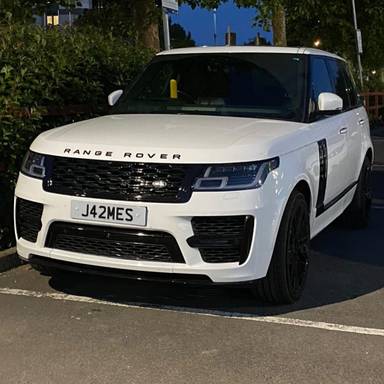 UK Number Plate J42 MES