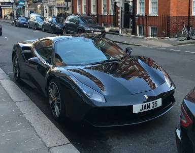 UK Number Plate JAM 3S