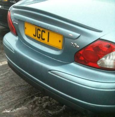 UK Number Plate JGC 1