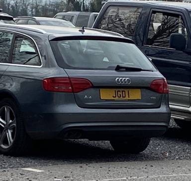 UK Number Plate JGD 1