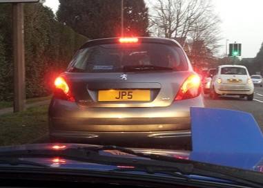 UK Number Plate JP 5