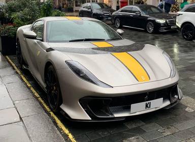 UK Number Plate K 1
