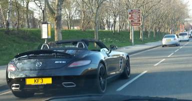 UK Number Plate KF 3