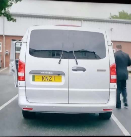 KNZ 1 number plate – A.W. Lymn