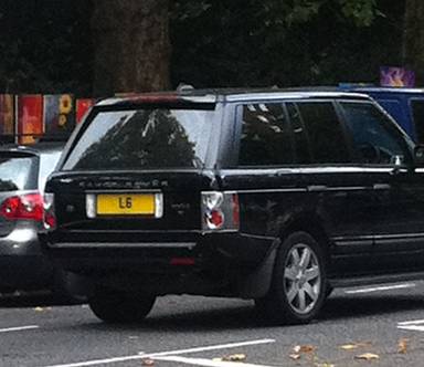UK Number Plate L 6
