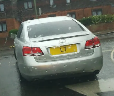 UK Number Plate L 7