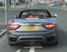 UK Number Plate LED 1