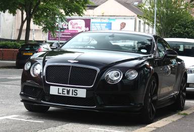 UK Number Plate LEW 1S