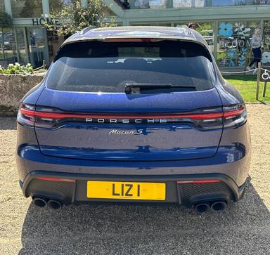 UK Number Plate LIZ 1