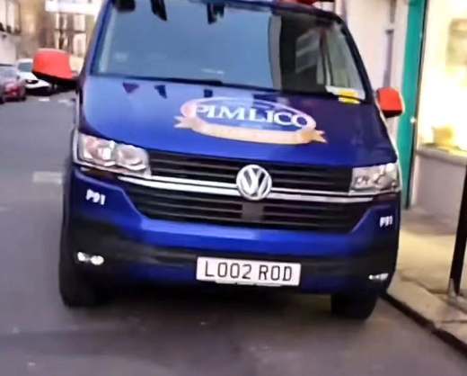 LO02 ROD number plate – Pimlico Plumbers
