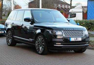 UK Number Plate LR 1