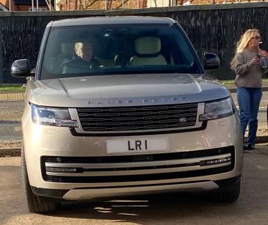 UK Number Plate LR 1