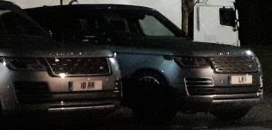 UK Number Plate LR 1