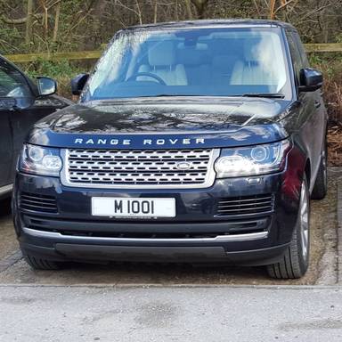 UK Number Plate M 1001