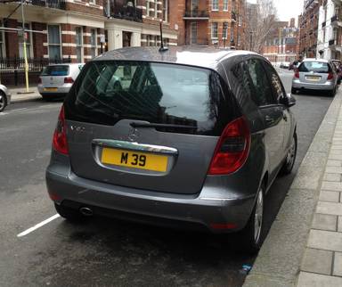 UK Number Plate M 39