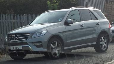 UK Number Plate M1 DAS