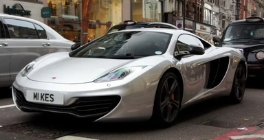 UK Number Plate M1 KES