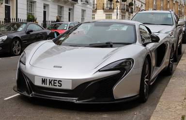 UK Number Plate M1 KES