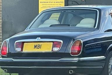 UK Number Plate MB 1