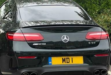 UK Number Plate MD 1