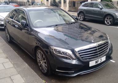 UK Number Plate MF 3