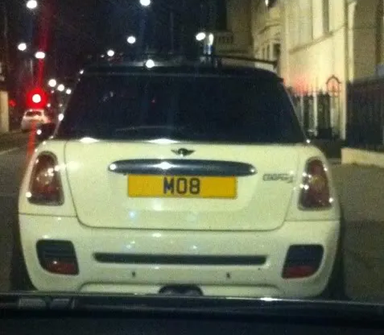 UK Number Plate MO 8