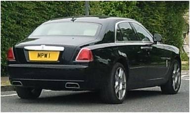 UK Number Plate MPW 1