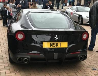 UK Number Plate MSK 1