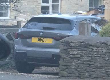 UK Number Plate MVG 1 on a 2026 Grey BMW