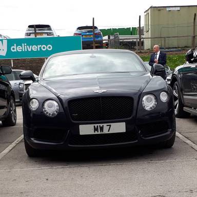 UK Number Plate MW 7