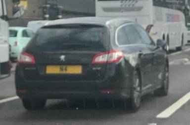 UK Number Plate N 4