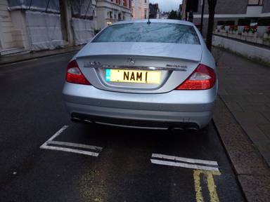 UK Number Plate NAM 1