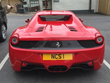 UK Number Plate NCS 1