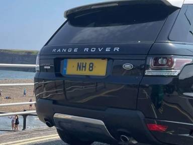 UK Number Plate NH 8