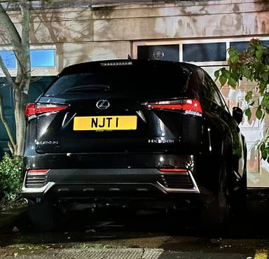 UK Number Plate NJT 1