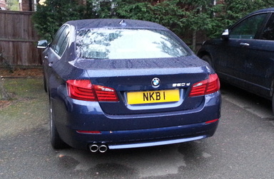 UK Number Plate NKB 1