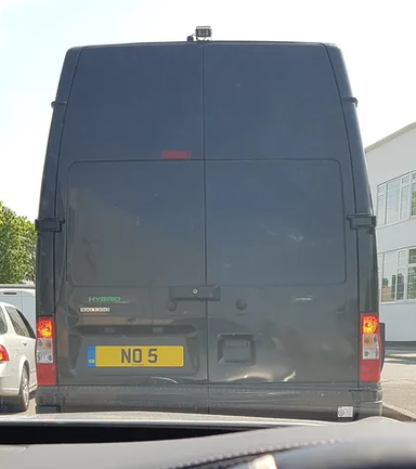 UK Number Plate NO 5