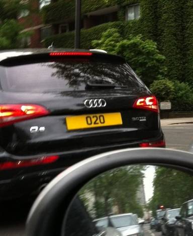 UK Number Plate O 20