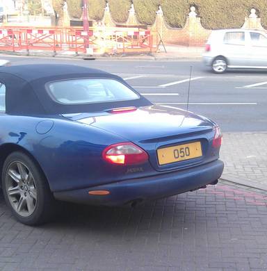 UK Number Plate O 50