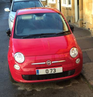 UK Number Plate O 73