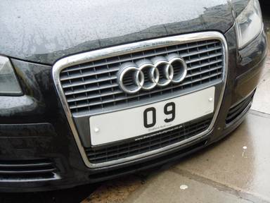 UK Number Plate O 9