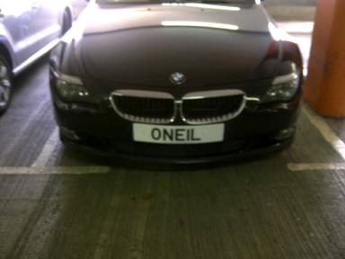 UK Number Plate ONE 1L