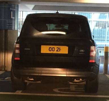 UK Number Plate OO 21