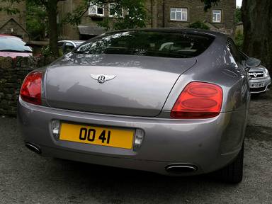 UK Number Plate OO 41
